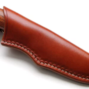 Couteau lame drop point manche bois de rose
