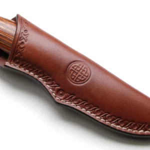 Couteau San Mai avec manche en lamellé collé.