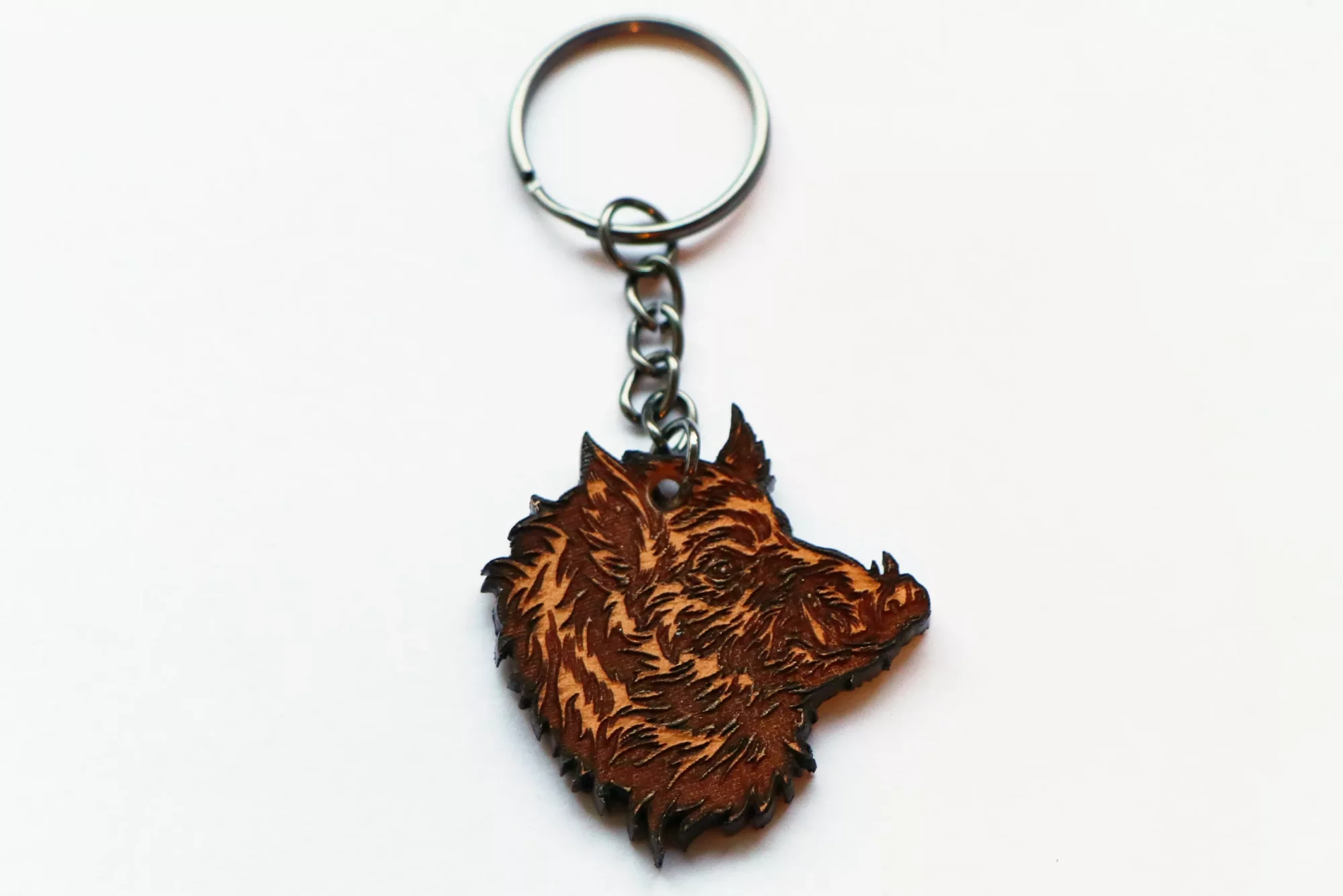 Porte clé tête de Sanglier