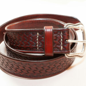 Ceinture en Cuir pleine fleur
