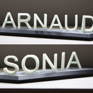 Arnaudsonia Digraphe Prénoms Fluorescent